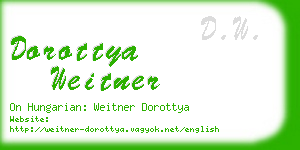 dorottya weitner business card